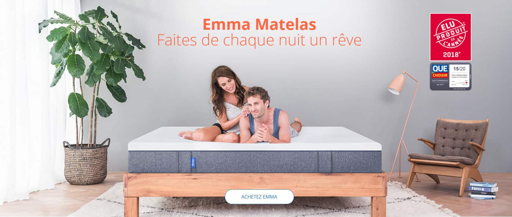 emma matelas meilleur produit 2018